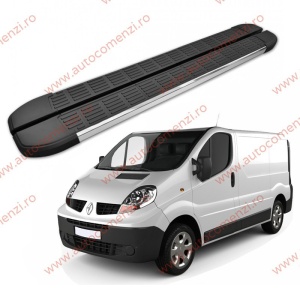 Set praguri RENAULT Trafic II 2000-2014 - varianta scurta (praguri + kit montaj)