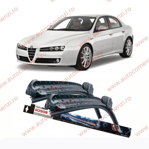 Set stergatoare parbriz ALFA ROMEO 159 2005-2011 (sofer + pasager) BOSCH