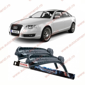 Set stergatoare parbriz AUDI A6 C6 2004-2011 (sofer + pasager) BOSCH
