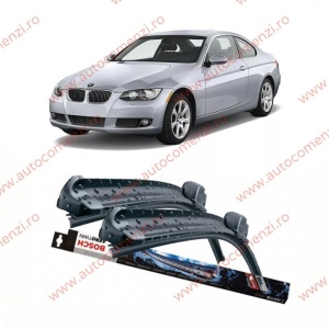 Set stergatoare parbriz BMW Seria 3 E92 2004-2011 Coupe (sofer + pasager) BOSCH