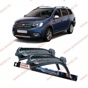 Set stergatoare parbriz DACIA Logan MCV II 2016-2020 Facelift (sofer + pasager) BOSCH