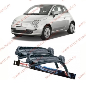 Set stergatoare parbriz FIAT 500 2007-prezent (sofer + pasager) BOSCH