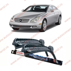 Set stergatoare parbriz MERCEDES CLS C219 2004-2010 (sofer + pasager) BOSCH