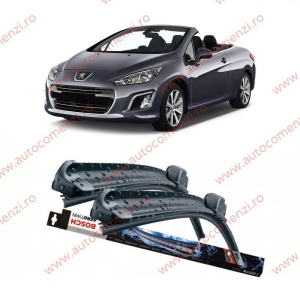 Set stergatoare parbriz PEUGEOT 308 CC 2009-2013 (sofer + pasager) BOSCH