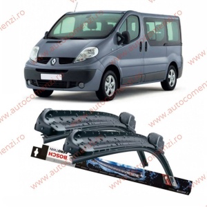 Set stergatoare parbriz RENAULT Trafic II 2000-2014 (sofer + pasager) BOSCH