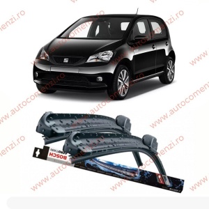 Set stergatoare parbriz SEAT Mii 2011-2021 (sofer + pasager) BOSCH