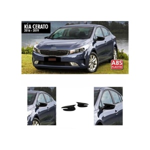 Capace oglinda tip BATMAN KIA Cerato III 2016-2018 Facelift - negru lucios - BAT10035/C551-BAT2