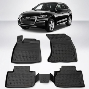 Covoare AUDI Q5 II (FY) 2017-2024 - tip tavita - 100% cauciuc - SEINTEX