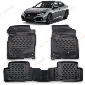 Covoare auto tavita HONDA Civic X 2015-2022 (5 bucati)
