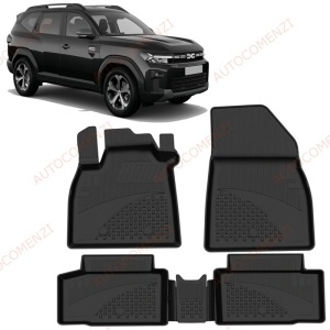 Covoare cauciuc tavita DACIA Bigster 2024-prezent (Ultra SHL) - versiunile Full Hybrid, cu statie GPL din fabrica