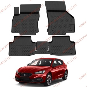 Covoare cauciuc tavita SEAT Leon IV (KL1/KL8) 2020-prezent - cutie automata (Ultra SHL)