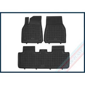 Covoare cauciuc TESLA Model Y 2020-prezent (5 locuri) - tip tavita - REZAW PLAST