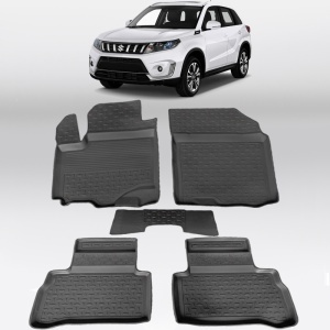 Covoare SUZUKI Vitara IV 2015-prezent (5 usi) - tip tavita - 100% cauciuc - SEINTEX