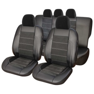 Huse scaune auto compatibile VW Passat B7 2010-2015 / Exclusive Leather Alcantara (08649)