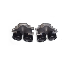 Ornament toba inox MERCEDES Clasa E W213 2016-2023 / Negru