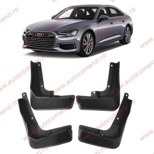 Set 4 aparatori noroi dedicate AUDI A6 C8 2018-prezent Sedan (pentru pachet S-Line)