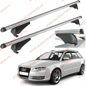 Set bare portbagaj AUDI A4 B7 (8E/8H) 2004-2008 Combi - Aluminiu / cu cheie antifurt