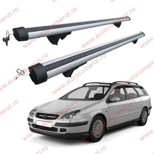 Set bare portbagaj CITROEN C5 I (DC/DE) 2001-2007 Combi - Aluminiu / cu cheie antifurt - 120 cm