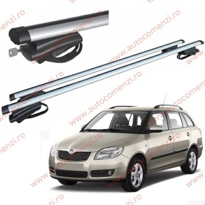 Set bare portbagaj cu cheie SKODA Fabia II 2007-2014 Combi - ALUMINIU