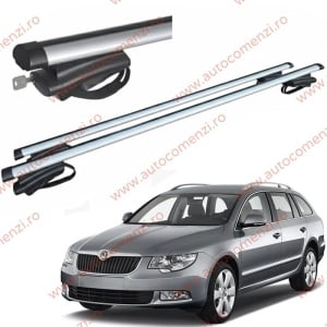 Set bare portbagaj cu cheie SKODA Superb II 2008-2015 Combi - ALUMINIU