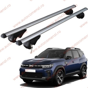 Set bare portbagaj DACIA Bigster 2024-prezent - ALUMINIU / cu cheie antifurt - 135 cm - PREMIUM