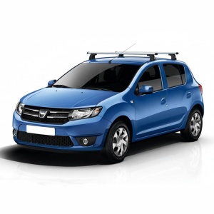 Set bare portbagaj DACIA Sandero II 2012-2020 (puncte fixe) - Aluminiu