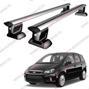 Set bare portbagaj FORD C-Max I 2003-2010 - Wingbar - cu cheie antifurt / Aluminiu