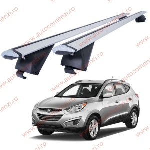 Set bare portbagaj HYUNDAI Tucson II 2009-2015 - Wingbar - Aluminiu / cu cheie antifurt