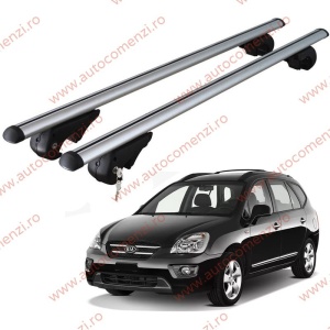 Set bare portbagaj KIA Carens II 2006-2013 - cu cheie antifurt / Aluminiu - 120 cm