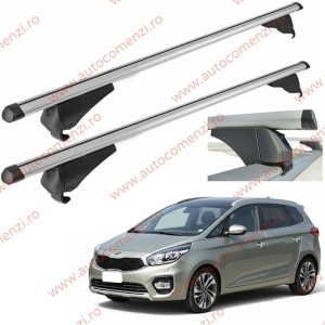 Set bare portbagaj KIA Carens III 2013-2019 - Aluminiu / cu cheie antifurt