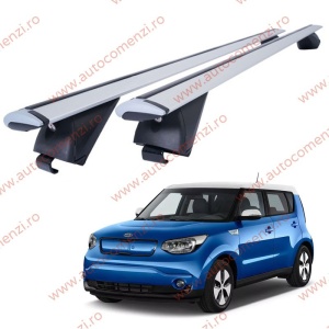 Set bare portbagaj KIA Soul II 2013-2019 - Wingbar - Aluminiu / cu cheie antifurt