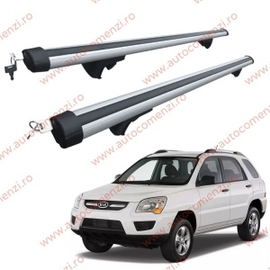Set bare portbagaj KIA Sportage II 2005-2010 - Aluminiu / cu cheie antifurt - 120 cm
