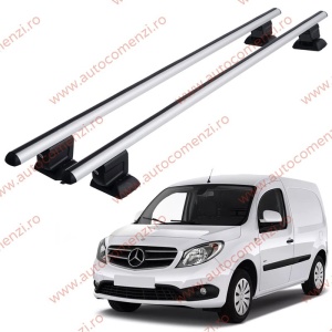 Set bare portbagaj MERCEDES Citan I (W415) 2012-2021 - cu cheie antifurt / Aluminiu