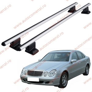Set bare portbagaj MERCEDES Clasa E W211 2002-2009 Sedan - cu cheie antifurt / Aluminiu