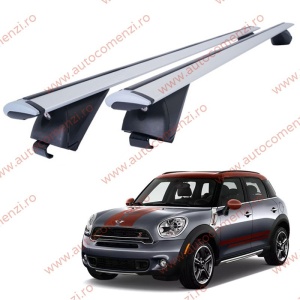 Set bare portbagaj MINI Countryman (R60) 2010-2016 - Wingbar - Aluminiu / cu cheie antifurt