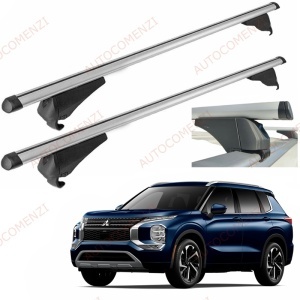 Set bare portbagaj MITSUBISHI Outlander IV 2021-prezent - Aluminiu / cu cheie antifurt