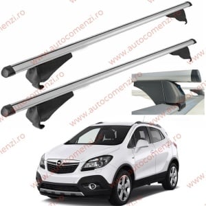 Set bare portbagaj OPEL Mokka I 2012-2019 - Aluminiu / cu cheie antifurt