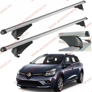 Set bare portbagaj RENAULT Clio IV 2012-2020 Combi - Aluminiu / cu cheie antifurt