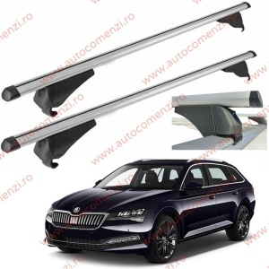 Set bare portbagaj SKODA Superb III 2015-2023 Combi - Aluminiu / cu cheie antifurt