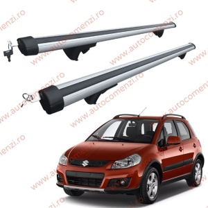 Set bare portbagaj SUZUKI SX4 I 2006-2013 - Aluminiu / cu cheie antifurt - 120 cm
