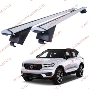 Set bare portbagaj VOLVO XC40 2018-prezent - Wingbar - Aluminiu / cu cheie antifurt