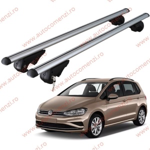 Set bare portbagaj VW Golf VII 2012-2020 Sport Van - cu cheie antifurt / Aluminiu - 120 cm