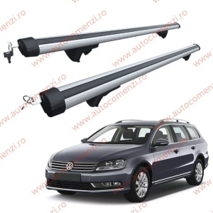 Set bare portbagaj VW Passat B7 2010-2015 Combi - Aluminiu / cu cheie antifurt - 120 cm