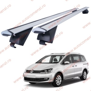 Set bare portbagaj VW Sharan II 2010-2022 - Wingbar - Aluminiu / cu cheie antifurt