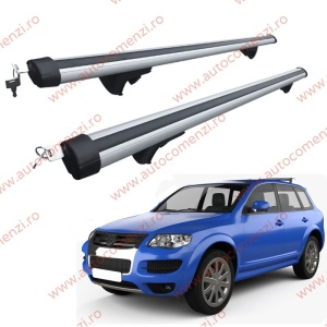 Set bare portbagaj VW Touareg I (7L) 2002-2010 - Aluminiu / cu cheie antifurt - 120 cm