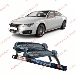 Set stergatoare parbriz AUDI A7 I 2010-2018 (sofer + pasager) BOSCH