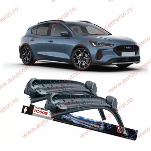 Set stergatoare parbriz FORD Focus IV 2018-prezent (sofer + pasager) BOSCH