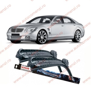 Set stergatoare parbriz MERCEDES Clasa S W221 2005-2013 (sofer + pasager) BOSCH