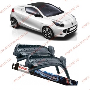 Set stergatoare parbriz RENAULT Wind 2010-2014 (sofer + pasager) BOSCH