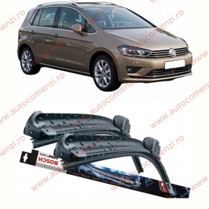 Set stergatoare parbriz VW Golf VII 2012-2020 (sofer + pasager) BOSCH
